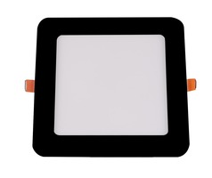 LED panely - 6W LED Vestavěný Slim modul Square 3CCT Černá