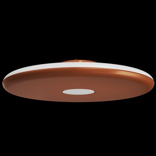 Kruhová - OS ZET60046 ZETA 2 PF stropní/nástěnné plastové svítidlo terakota / bílá IP40 3000 K 38W LED - OSMONT - foto 1