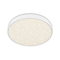 Kruhová - BRI 7074-416 LED stropní svítidlo hvězdné nebe, pr. 28,7 cm, 21 W, bílé - BRILONER