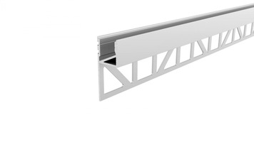 Al profily k zapuštění - IMPR 975395 Reprofil dlaždicový profil svítící horní část bílá lakovaná 3000 mm - LIGHT IMPRESSIONS