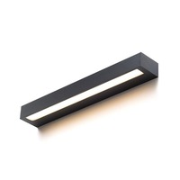 Nástěnná - RED R14199 ASTER 50 nástěnná černá mléčný akryl 230V LED 2x10W IP65 3000K - RED - DESIGN RENDL