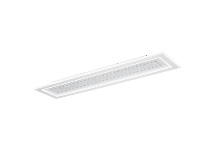 Hranatá - FAN I-AUX-RT120-GR Stropní svítidlo Aux šedé PMMA, obdélník, 40 W, CCT 3000/4000/6500 K, 120 x 30 x 5,5 cm - FANEUROPE - foto 1