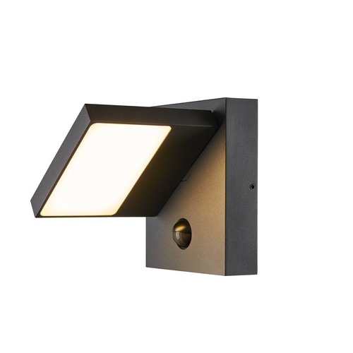Nástěnná - LA 1002990 ABRIDOR SENSOR Outdoor, nástěnné LED svítidlo, IP55, antracitové, 3000/4000K - BIG WHITE (SLV) - foto 1