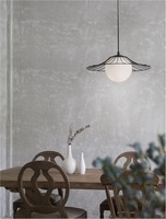 Koule - NV 9620126 Závěsné svítidlo FLY matný černý kov E27 1x12W 230V IP20 bez žárovky - NOVA LUCE