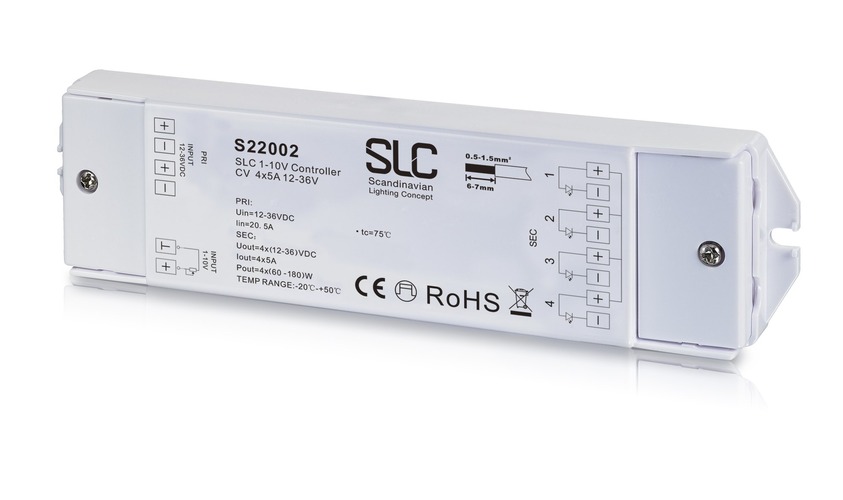 Stabilizované napětí - SLC S22002 SLC 1-10V Controller CV 4x5A 12-36V - TLG - foto 1