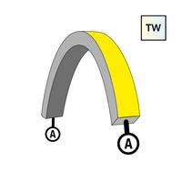 Příslušenství pro LED pásky - SLC S1624T-TW-A Napájení pro NeonFlex 24V Top-Bend TW A - TLG