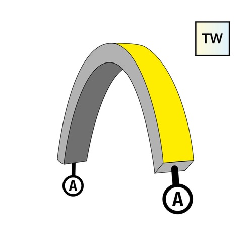 Příslušenství pro LED pásky - SLC S1624T-TW-A Napájení pro NeonFlex 24V Top-Bend TW A - TLG - foto 1