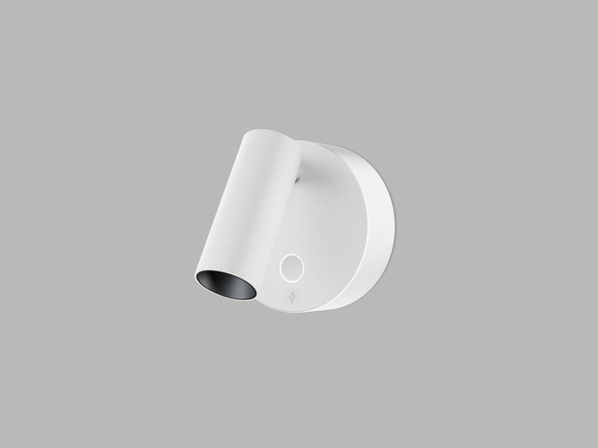 Nástěnné - Nástěnné svítidlo ELFY USB, W 3,5W 2700K, ON/OFF - foto 1