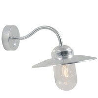Nástěnná - NOR 22661031 Venkovní nástěnné svítidlo Luxembourg Sensor 1x60W E27 galvanizovaná čirá - NORDLUX