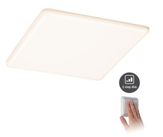 Koupelnová - P 93062 LED vestavné svítidlo Veluna VariFit IP44 3-krokové-stmívatelné hranaté 215x215mm 21W 3.000K satén - PAULMANN