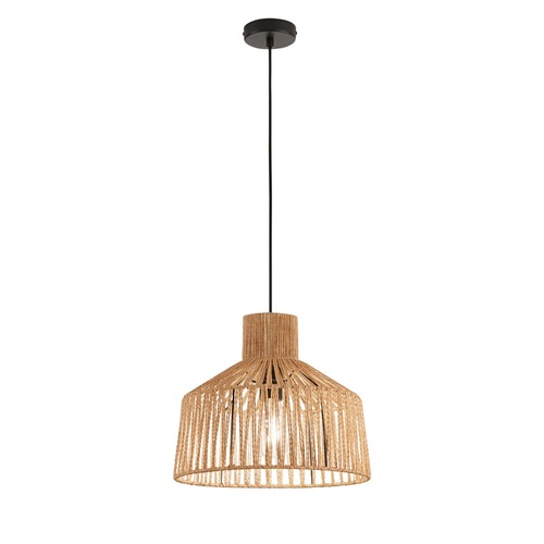 Kónická - FAN I-TROPIKANA-S35 Závěsné svítidlo TROPIKANA hnědá, 1xE27, 35 x 183,5 cm - FANEUROPE - foto 1