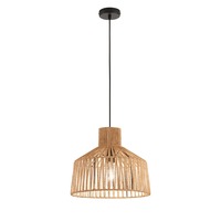 Kónická - FAN I-TROPIKANA-S35 Závěsné svítidlo TROPIKANA hnědá, 1xE27, 35 x 183,5 cm - FANEUROPE