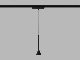 Lištové svítidla - Lištové svítidla svítidlo TRACK KONO, B 6W 4000K, ON/OFF, DALI/PUSH