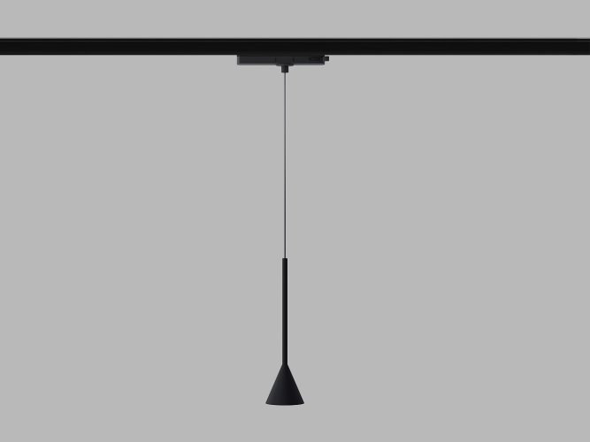 Lištové svítidla - Lištové svítidla svítidlo TRACK KONO, B 6W 4000K, ON/OFF, DALI/PUSH - foto 1