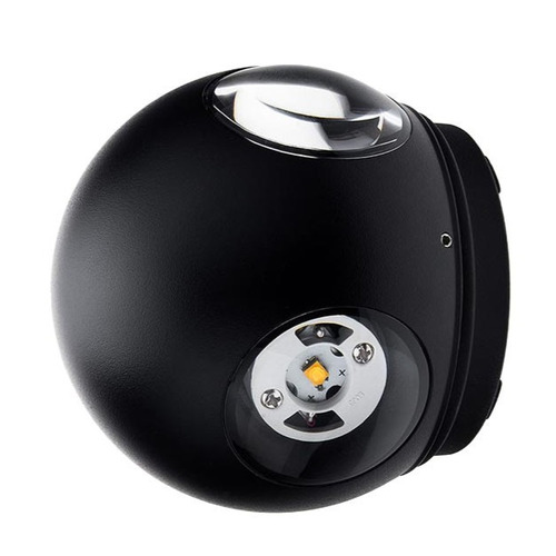 LED nástěnná svítidla Optonica - LED nástěnné svítidlo Round 4 Diod Black Body - foto 1