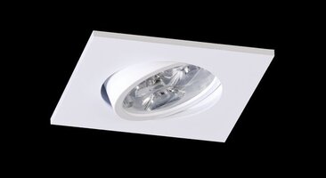 Hranatá - BPM 4221LED2.D40.3K Vestavné svítidlo Aluminio Blanco, bílá 10W 500lm 3000K  LED 230V - BPM