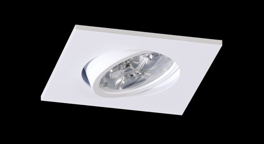 Hranatá - BPM 4221LED2.D40.3K Vestavné svítidlo Aluminio Blanco, bílá 10W 500lm 3000K  LED 230V - BPM - foto 1