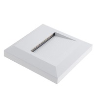 LED krokové svetlá - LED krokové světlo čtverec bílá