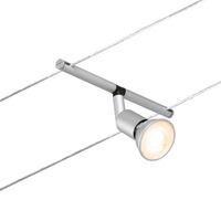 Svítidla - P 94443 Lankový systém Salt matný chrom bez zdroje světla max. 10W GU5,3 DC 60VA - PAULMANN