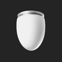 Kruhová - OS MIR59478 MIRA stropní skleněné svítidlo stříbrná / bílá IP41 3000 K 27W LED DALI (původní kód OS 59478) - OSMONT