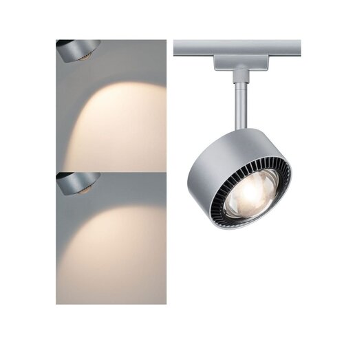 Svítidla - P 95519 URail LED spot Aldan 1x9W černá/matný chrom stmívatelné - PAULMANN - foto 1
