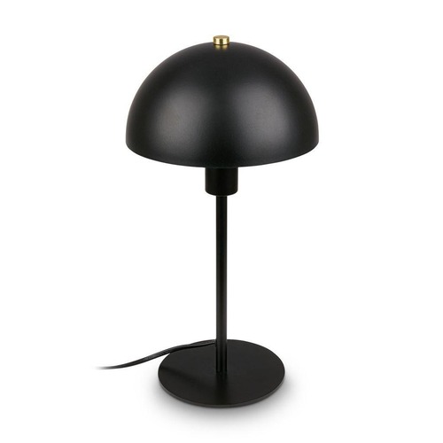 Stolní lampy dekorační - BRILO 7671015 BRILONER Pura stolní lampička - s vypínačem, E14 patice, černá 7671015 - foto 1