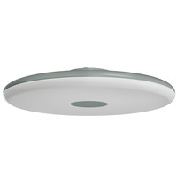 Kruhová - OS ZET60516 ZETA 2 FP stropní/nástěnné plastové svítidlo šedá / bílá - šedá IP40 4000 K 38W LED - OSMONT