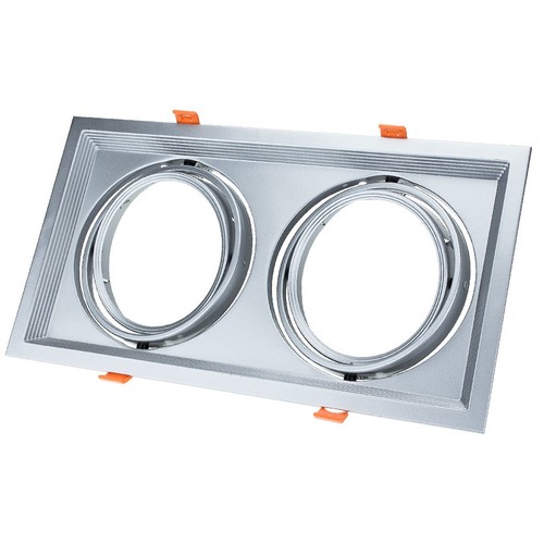 Spotřební materiál a příslušenství - Obdélníkové 2xAR111 kroužky nastavitelné - foto 1