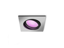 Hranatá - PH 8720169319158 Hue WACA Centura podhledové LED svítidlo GU10 5,7W 350lm 2000-6500K RGB IP20 hranaté, hliník - PHILIPS