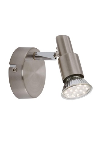 Bodová - BRI 2907-012 Bodové svítidlo pr. 8 cm 1xGU10 3W 280lm matný nikl - BRILONER - foto 1