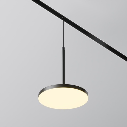 Lištové Magnetic Maytoni Exility - M TR123-2-15W3K-B Závěsné svítidlo pro kolejnicový systém Plato 3000K 15W teplá bílá 708lm černý hliník Exility - MAYTONI - foto 1