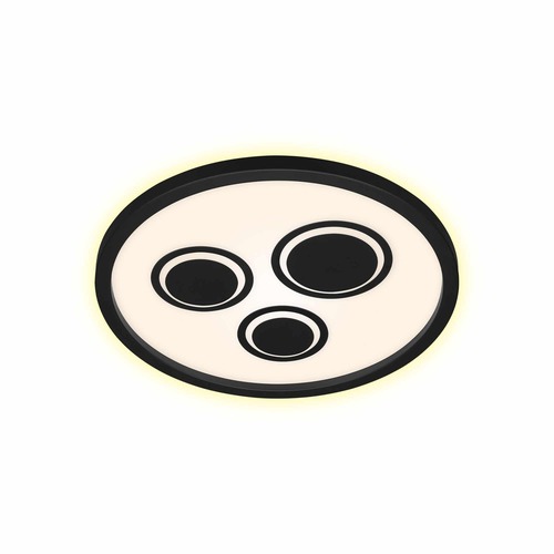 Kruhová - BRI 7368-015 Svítidlo LED panel, pr. 42,3 cm, 3000 lm, 22 W, černá - BRILONER - foto 1