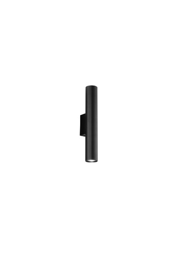 Nepřímé osvětlení - FAN I-LORD-AP35-NER Nástěnné svítidlo Lord černý kov/hliník, 2 x GU10, 25 W, 5,6 x 35 cm - FANEUROPE - foto 1