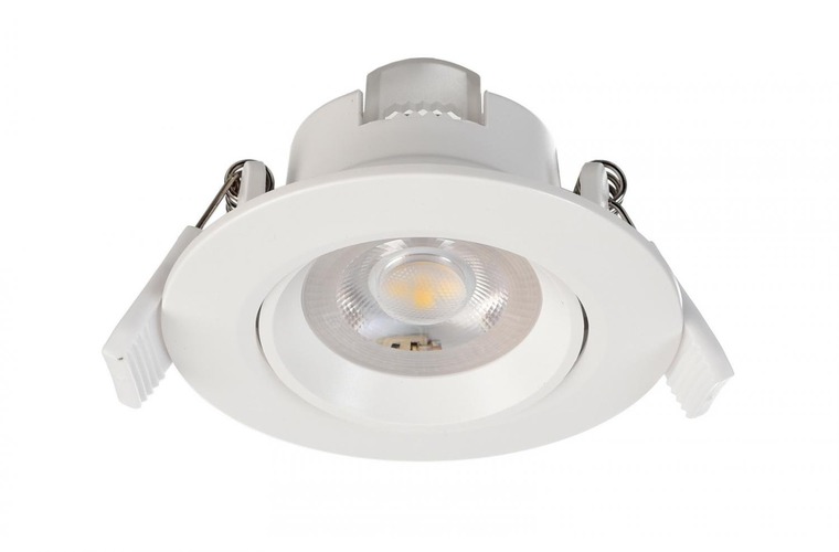 Kruhová - IMPR 565339 Deko-Light stropní vestavné svítidlo SMD-68-230V-4000K-kulaté 230V 6,5W 4000 K 550 lm bílá RAL 9016 - foto 1