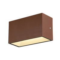Nástěnná - LA 1005154 SITRA M WL UP/DOWN venkovní LED nástěnné přisazené svítidlo rezavé CCT switch 3000/4000 K - BIG WHITE (SLV)