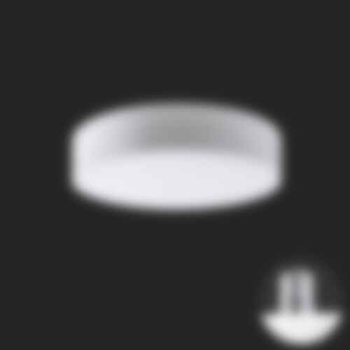 Koupelnová - OS ERI67657 ERIS V4 stropní/nástěnné skleněné polovestavné svítidlo bílá IP44 4000 K 35W LED nouzové kombinované 3 h (původní kód OS 67657) - OSMONT - foto 1