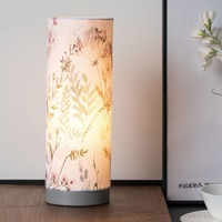 Stolní lampy dekorační - P 48004 Stolní lampa Flowery Romance E14 110mm max. 20W béžová/šedá beton/len - PAULMANN