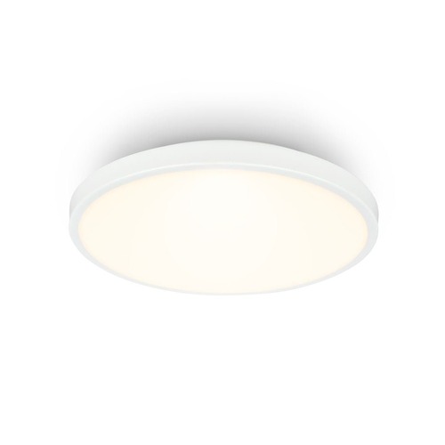 Kruhová - BRILO 3901016 Competo stropní svítidlo pr.24 cm - 12W, 1300lm, LED, teplá bílá, bílé - BRILO - foto 1
