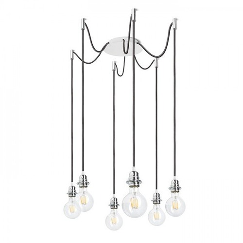 Sestavte si sami - RED R11780 KOMBIX 6 závěsná sada BZ+ČK+CHO  230V E27 6x28W - RED - DESIGN RENDL - foto 1