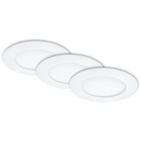 Kruhová - BRI 7284036 3ks sada LED vestavné svítidlo, pr. 12 cm, 6,4 W, bílé (starý kód: BRI 7284-036) - BRILONER