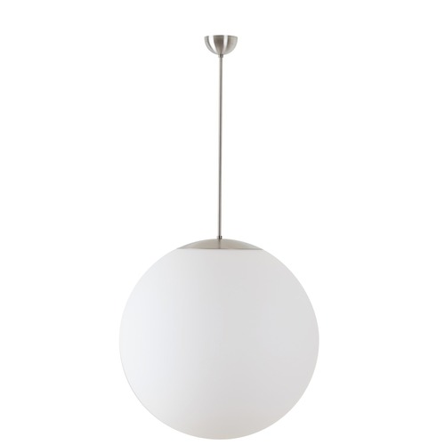 Koule - OS ADR60229 ADRIA P5 závěsné skleněné svítidlo kartáčovaná nerez / bílá IP40 3000 K 48W LED - OSMONT - foto 1