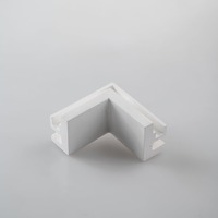 Sádrové profily - FAN I-PROFY-MONO-L Úhlová spojka Mono – bílý hliníkový profil s opálovým difuzorem, 10 x 6,5 cm - FANEUROPE