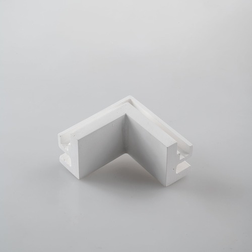 Sádrové profily - FAN I-PROFY-MONO-L Úhlová spojka Mono – bílý hliníkový profil s opálovým difuzorem, 10 x 6,5 cm - FANEUROPE - foto 1