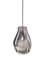 Dekorativní - BOMMA 1/60/95107/A/600LS/370/A/2,5 Závěsné svítidlo SOAP velké stříbrné, nerez kování, E27, s canopy (1/60/95107/A/600LS/370/A/2,5) - BOMMA