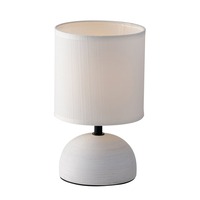 Stolní lampy dekorační - FAN I-FURORE-L BCO Stolní lampa Lumetto Furore, bílá, 1 x E14, 14 x 24 cm - FANEUROPE