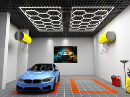 Lineární LED světla - Hexagon SET Lights 14HEXS 456W s příslušenstvím