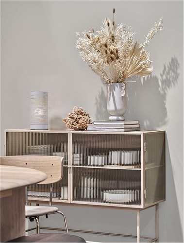 Stolní lampy dekorační - NV 9155901 Stolní lampa ZANE bílá zvenku zlatý kov uvnitř E14 1x5W 230V IP20 bez žárovky - NOVA LUCE - foto 1