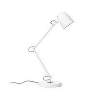 Stolní lampy pracovní - RED R14187 DANNY stolní bílá matný nikl 230V E14 5W - RED - DESIGN RENDL