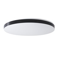 Kruhová - OS DEL69594 DELIA C5 stropní/nástěnné plastové svítidlo bílá / černá IP54 4000 K 150W LED - OSMONT