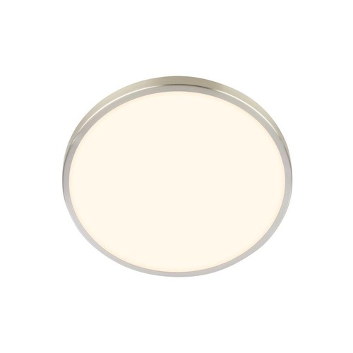 Kruhová - BRILO 3960012 BRILONER Nobre stropní svítidlo pr.24 cm - 10,5W, 1200lm, teplá bílá, LED, matný nikl 3960012 - foto 1